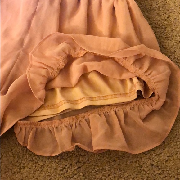 Pink Ruffled Nectar Shorts - Picture 4 of 4